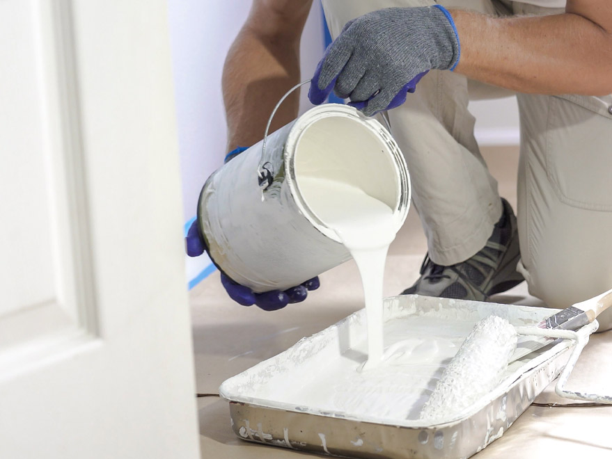 Proses pencampuran acian dan plamir