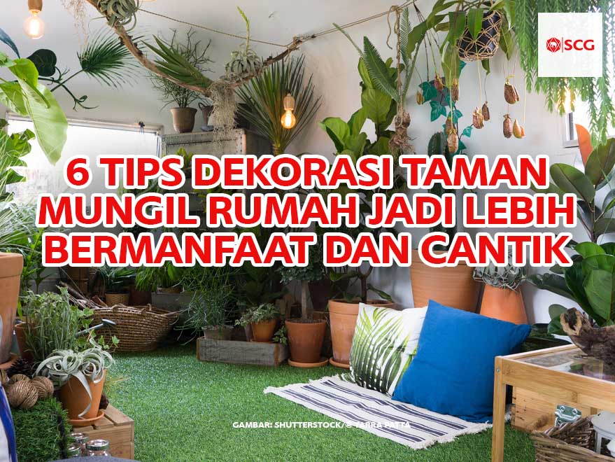 taman mungil di rumah