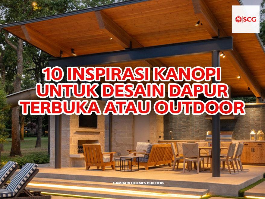 kanopi untuk dapur terbuka